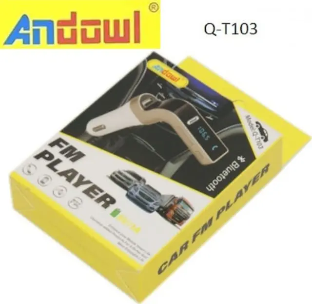 Andowl FM Transmitter Αυτοκινήτου Q-T103 με USB / Bluetooth / AUX 31002FML80SL 3