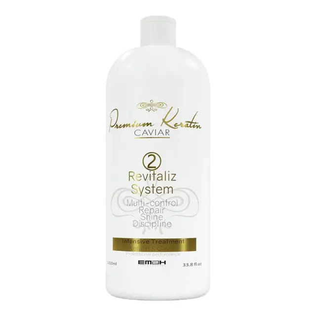 EM2H Professional Premium Keratin Caviar Θεραπεία Κερατίνης για Κατεστραμμένα Μαλλιά 1000ml