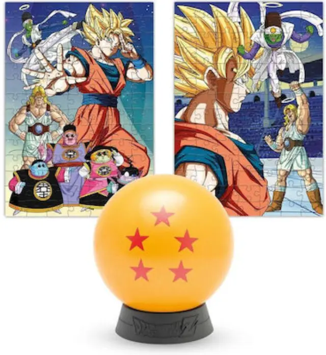 DRAGON BALL Z Collectible Puzzle 5 Stars - 2 Puzzle + Extra Dragonball (98 κομματια το καθενα) 2