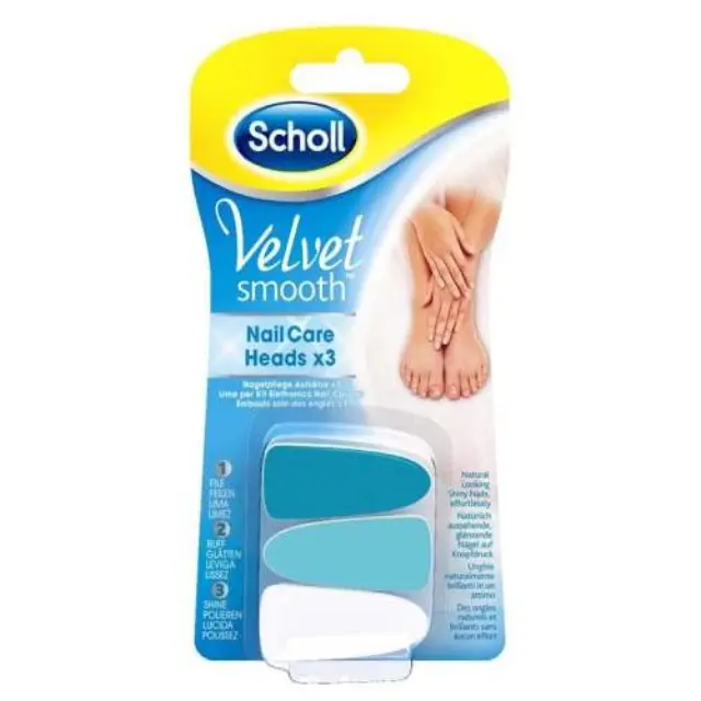 Scholl Ανταλλακτικά Ηλεκτρικού Συστήματος Περιποίησης Νυχιών για Περιποιημένα Άκρα, Συσκευασία με 3 τεμάχια 2