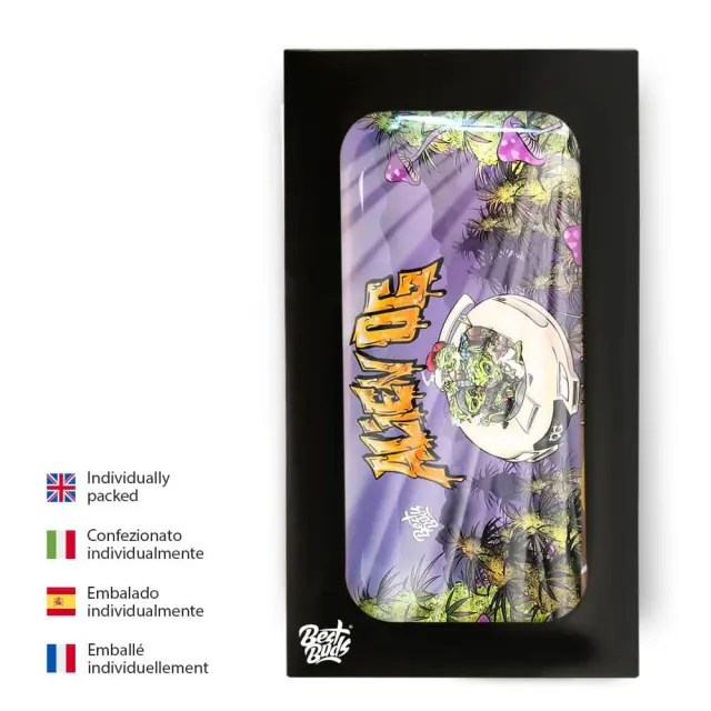 Best Buds Alien OG Metal Rolling Tray Long 16×27 cm 3