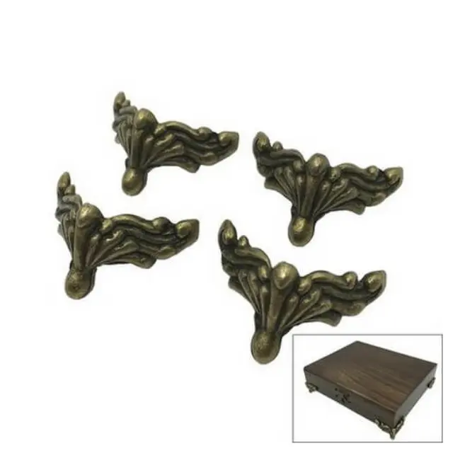 Ποδαράκια μεταλλικά antique για κουτιά 36x25mm - σετ 4 τεμ