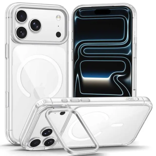 Tech-protect Magstand Magsafe Cc Iphone 17 Pro / 18 Pro Clear
