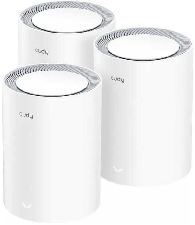 Cudy M3000 Wi-Fi 6 Mesh System, AX3000, 3 pack, white