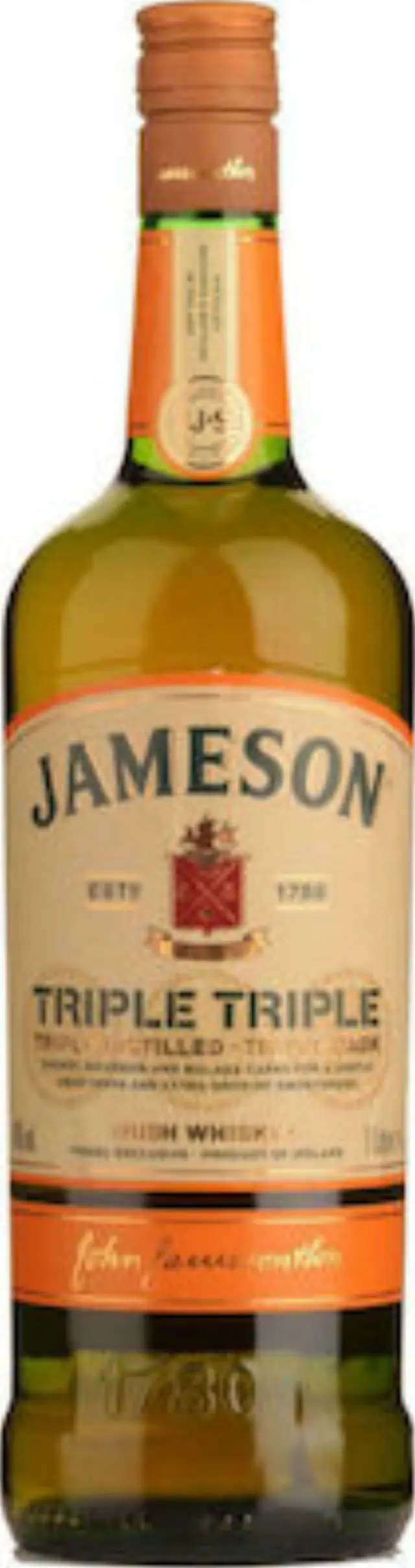 JAMESON TRIPLE TRIPLE IRISH WHISKEY 1L