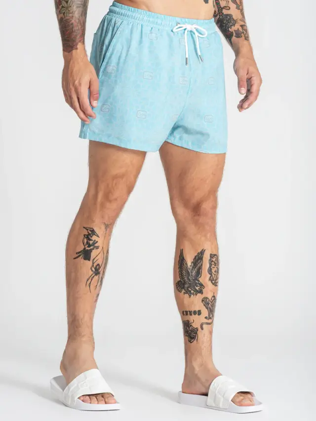 Gianni Kavanagh Ανδρικό TILED Μαγιό – Light Blue - XL 3