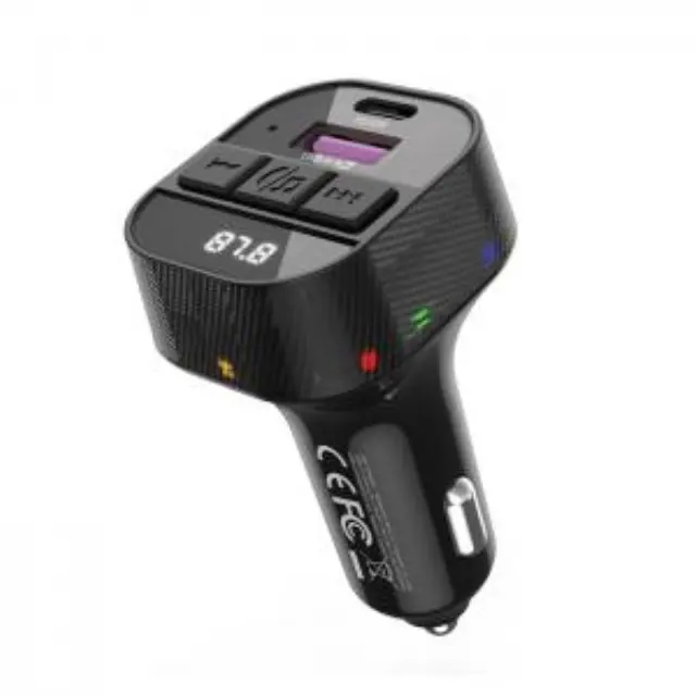 Bluetooth ΜΡ3 αναμεταδότης FM αυτοκινήτου με θύρες φόρτισης Type-A+Type-C PD 30W 3