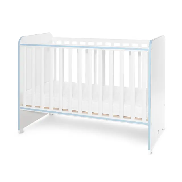 Lorelli κούνια - κρεβάτι "Sweat Dreams" 60/120 White - Baby blue Μπλε