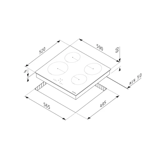 ΕΣΤΙΑ ΕΠΑΓΩΓΙΚΗ PHI62430FMB PYRAMIS 3