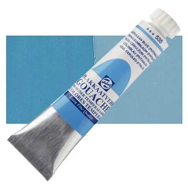 Τέμπερα Talens Gouache - 535 Cerulean Blue - 20ml