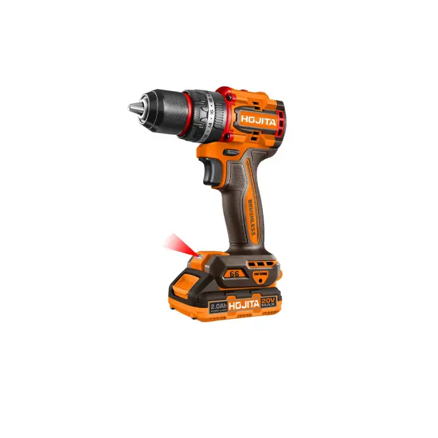Δραπανοκατσάβιδο Κρουστικό HOJITA Βrushless 66Nm Μπαταρίας Βαλιτσάκι 2 Μπαταρίες 2.0Ah 20V