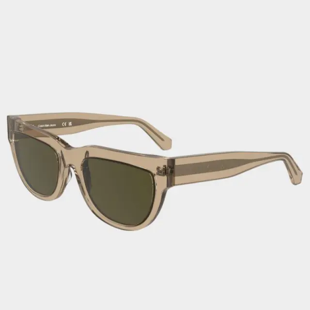 Calvin Klein - Γυναικεία Γυαλιά Ηλίου CKJ25600S-208 με Καφέ Κοκκάλινο Σκελετό και Καφέ Φακό 2