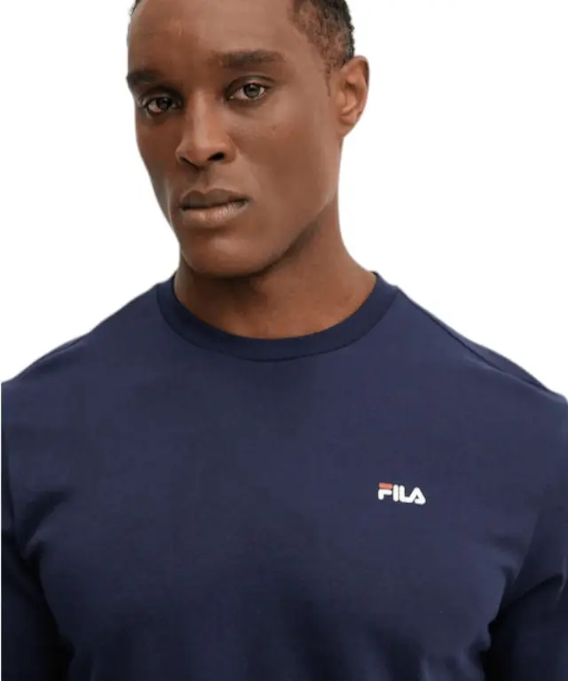 Fila - Ανδρικό T-shirt Laas FAM0874-50004 Μπλε Σκούρο 3
