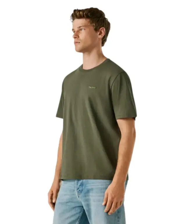Pepe Jeans - Ανδρικό T-shirt Contrast Connor PM5010179-728 Λαδί 2