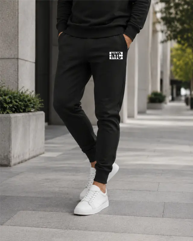 Φόρμα Noshame® Μαύρη με τύπωμα - 3126025 - XXL
