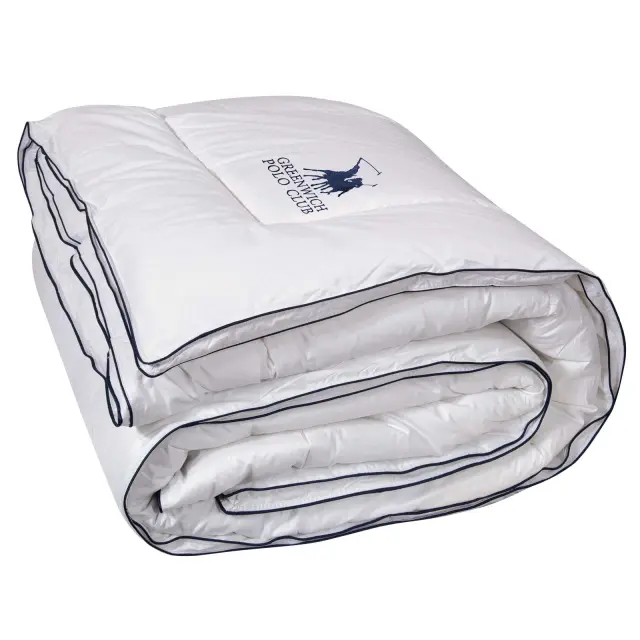 Πάπλωμα 160x220 Μονό 350gsm Microfiber Greenwich Polo Club 2346 White 100% βαμβακερό