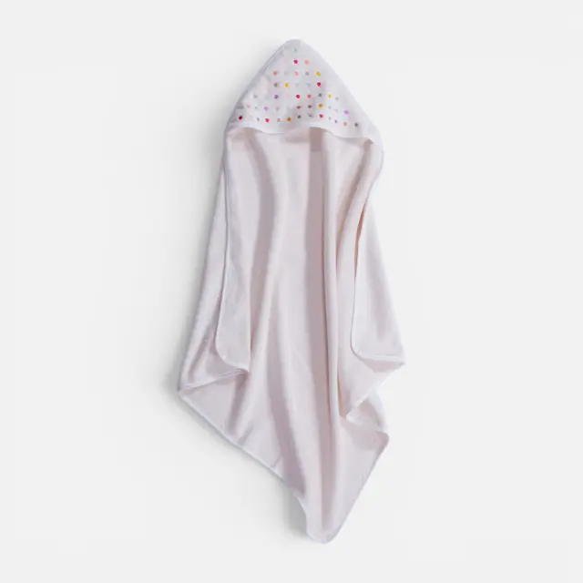 Κάπα Βρεφική Dots 75x75 Nef Nef Homeware, 100% ΒΑΜΒΑΚΙ - ECRU/PINK (041055) 2