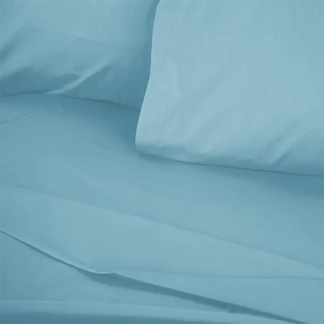 Σεντόνι Tonne Cotton Box Διπλό (240x260) χρώμα πετρόλ μπλε 3