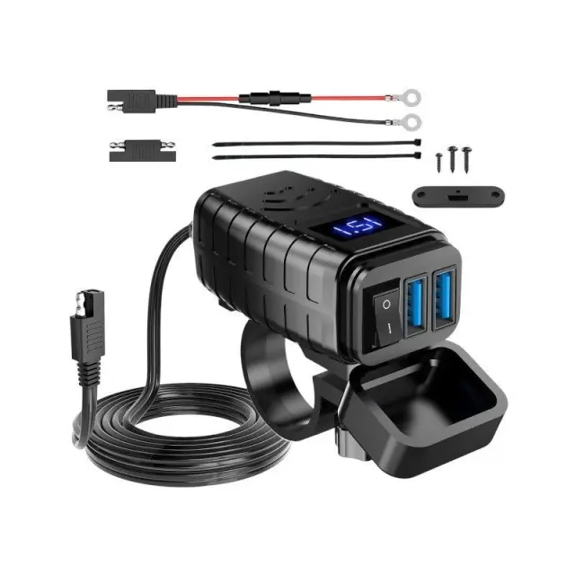 Αντάπτορας φόρτισης μοτοσυκλέτας USB - MQ3103 - 330001