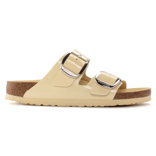 Birkenstock Πέδιλα Γυναικείο δέρμα λουστρίνι Κίτρινο BIR/ARIZONA BIG BUCKLE 1024161 BUTTER - 41