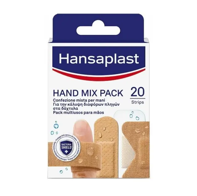 Hand Mix Pack με Ελαστικά, Ανθεκτικά στο Νερό & Αδιάβροχα Επιθέματα 20τμχ