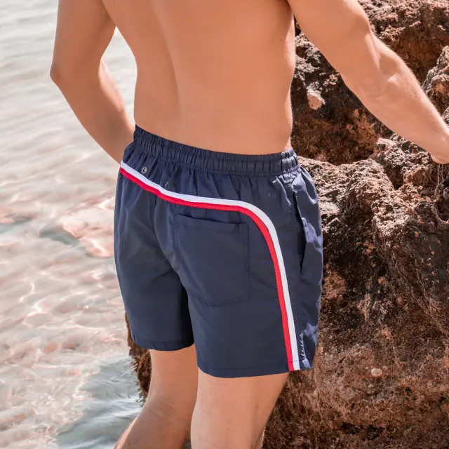 Μαγιό Noshame® Navy με τύπωμα - 682239 - XL 2