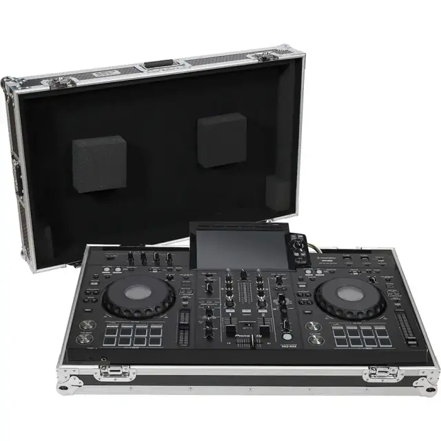 WALKASSE WMC-PRODJRX3W Flight case All-in-one DJ System Pioneer XDJ-RX3 Silver (Wheels)