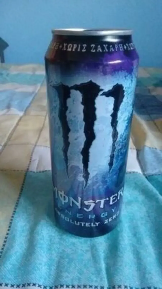 Monster Energy Drink Absolutely Zero Ενεργειακό Ποτό Χωρίς Ζάχαρη 500ml