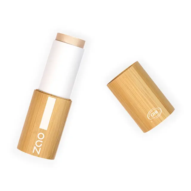 Zao Organic Shine-Up Stick 315 - Βιολογικό κρεμώδες highlighter σε stick