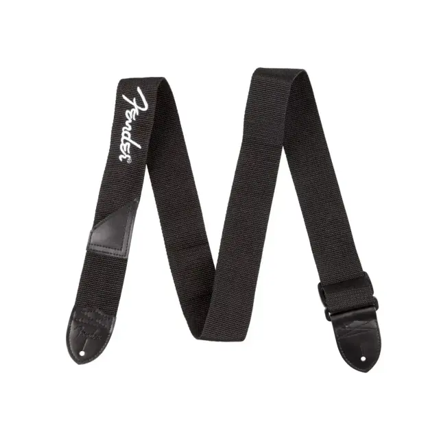 Fender 2" Logo WH Ζώνη Κιθάρας/ Μπάσου Μαύρη