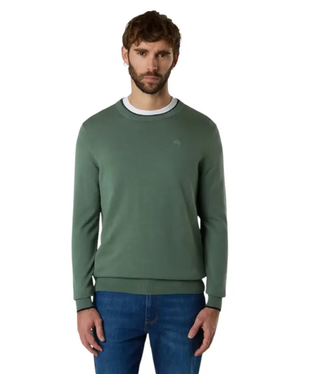 North Sails- Ανδρικό Πουλόβερ Crew-neck sweater 699227-000-0476 Πράσινο 2