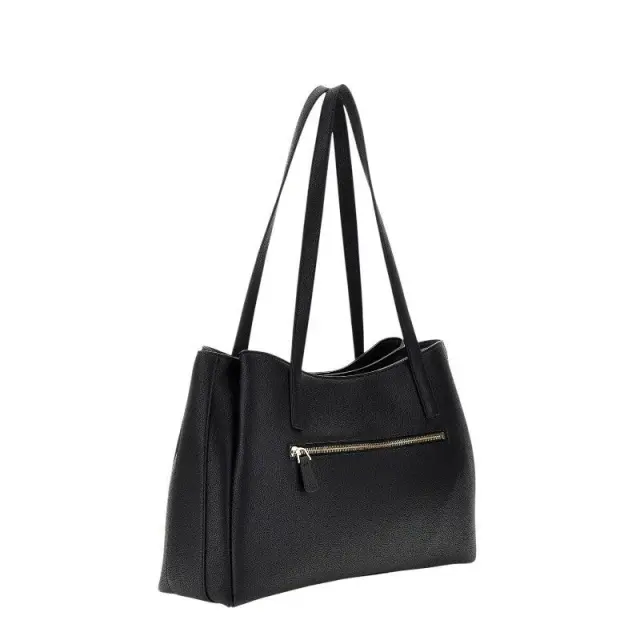 Guess - Γυναικεία Τσάντα Ώμου Camelia 3 Comp Tote HWBG9742230-BLA Μαύρο 2