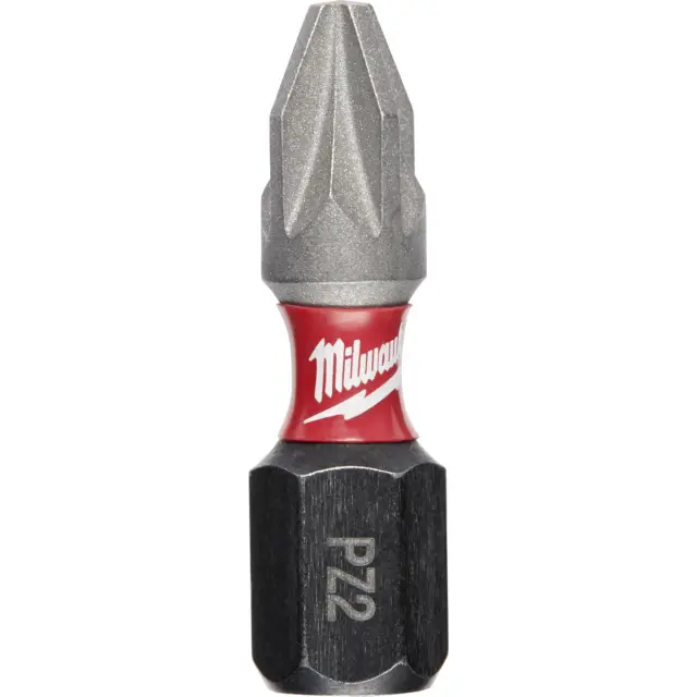 Μύτες Pozidrive 2x25mm MILWAUKEE SHOCKWAVE IMPACT DUTY Σετ 2Τμχ