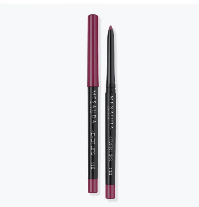 Mesauda 4ever Lips Brown Αυτόματο Μολύβι Χειλιών 110 Purple 0.35gr