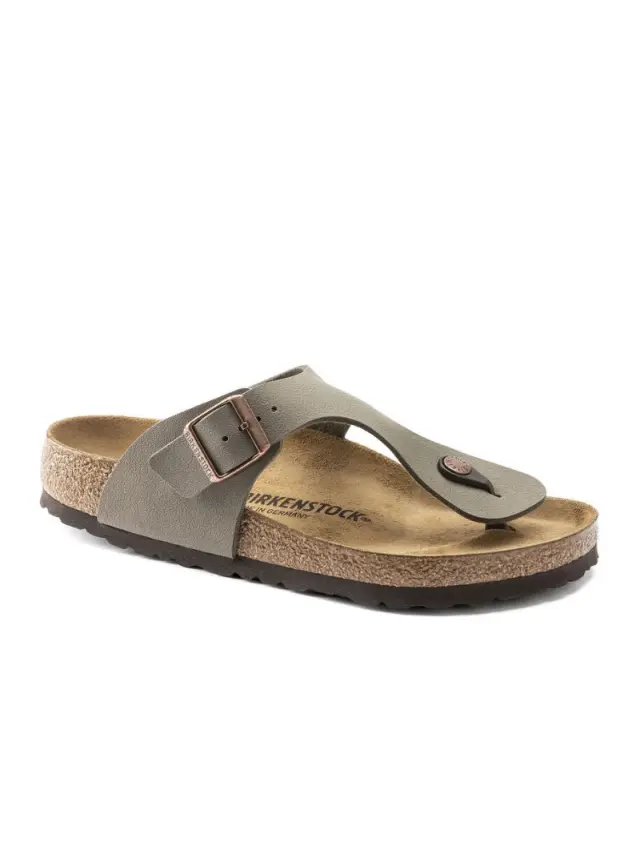 Birkenstock Σαγιονάρες Unisex Birko-Flor(ανθεκτικό υλικό της Birkenstock-επιτρέπει την επαφή με το νερό) Γκρί BIR/RAMSES 044051 STONE 2