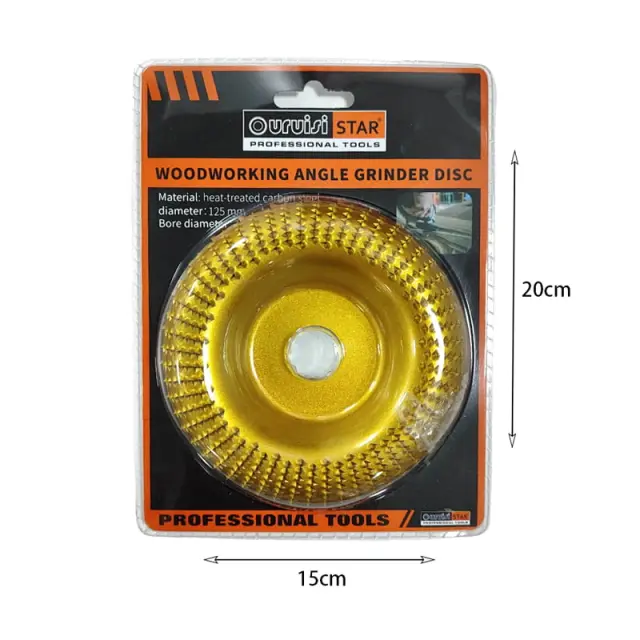 Uruisi star Ράσπα ξύλου δίσκος για γωνιακό τροχό - Woodworking angle grinder disc 913761-17