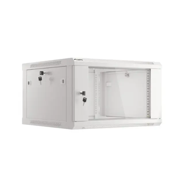 Lanberg Καμπίνα Rack 19" 6U 600X600 Gray V2 (WF01-6606-10S)