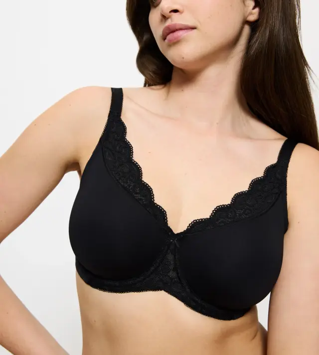 Triumph Σουτιέν Amourette W01 Minimizer Μαύρο