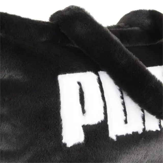 Puma Fur Shopper Bag Black 090656-01 - One Size 3