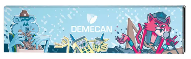 GIZEH Χαρτάκια Demecal Black Edition King Size Slim + Tips - Μαγνητικό Κλείσιμο 3