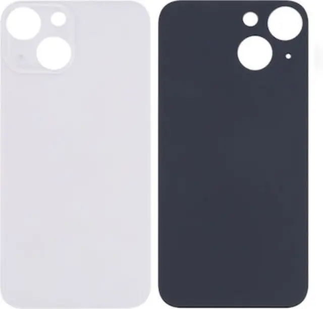 Back Cover Glass (Big Camera Hole) White - iPhone 14 Plus
