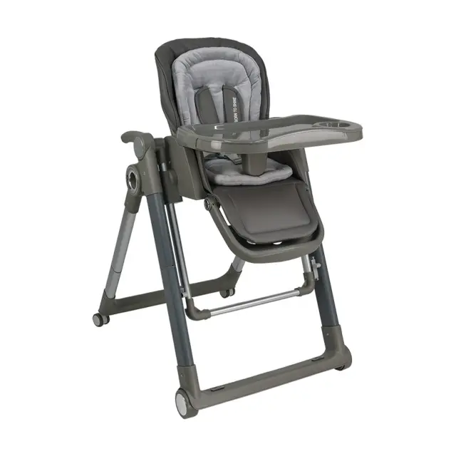 Καρέκλα Φαγητού-Κούνια Bebe Stars Yum-Yum 2σε1 Grey 870-186