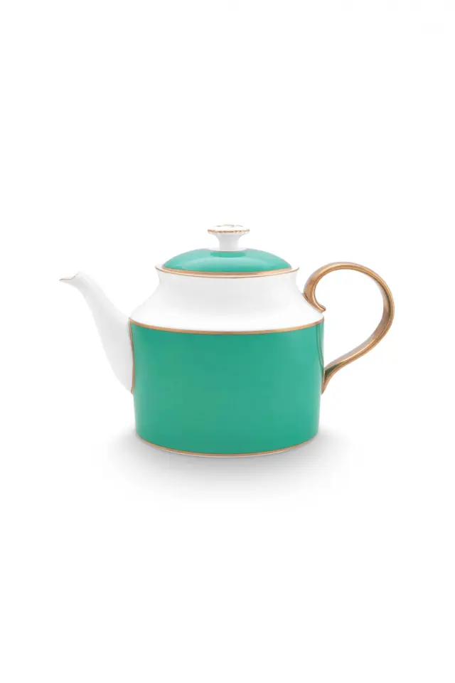 PIP STUDIO ΠΟΡΣΕΛΑΝΙΝΗ ΤΣΑΓΙΕΡΑ PIP CHIQUE ΠΡΑΣΙΝΟ & ΧΡΥΣΟ 1800ml - One size