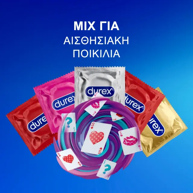 Durex Προφυλακτικά Love Mix 40τμχ 56mm Strawberry 3