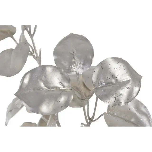 Κλαδί με φύλλα μεταλλικό, champagne, 72cm 2