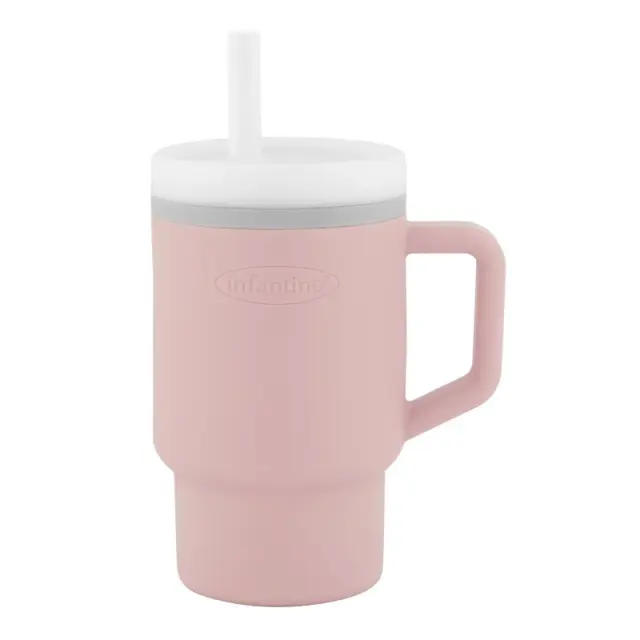 INFANTINO My 1st Tumbler -Pirouette κύπελο με καλαμάκι σιλικόνης 260 ml 2