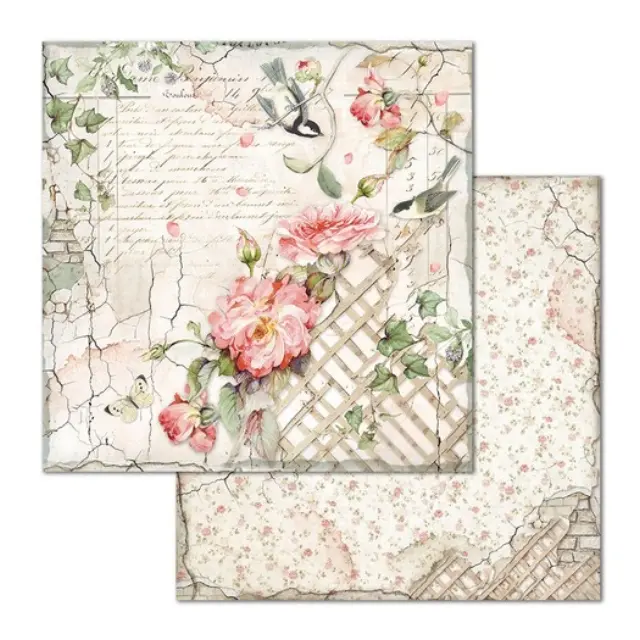 Χαρτιά scrapbooking 10τεμ, House of Roses 2