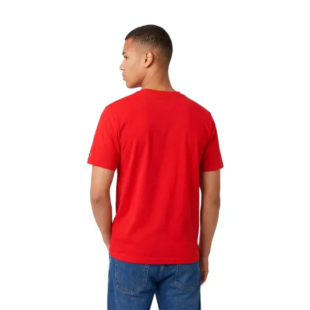 Champion Men's Standard Fit Chest Logo Shortsleeve T-Shirt Κόκκινο 221798-RS067 (Champion) 2