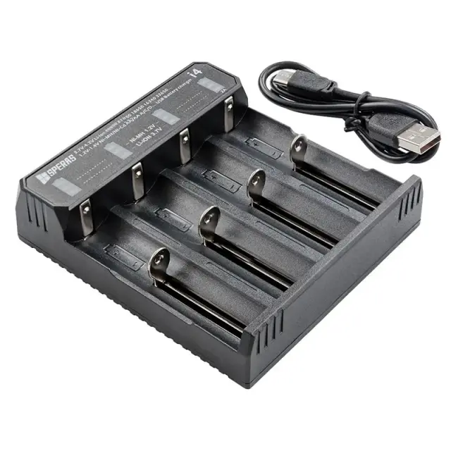 Φορτιστής Μπαταριών SPERAS SP-i4 4 Θέσεων Li-ion & AA/AAA USB