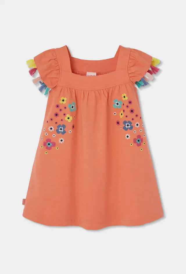 Boboli Knit φόρεμα flame για κορίτσι 313164-5146